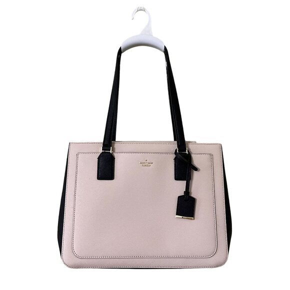 NWT Kate Spade Cameron Street Zooey Tote Purse Shoulder Bag Tusk Black T… - Picture 1 of 16